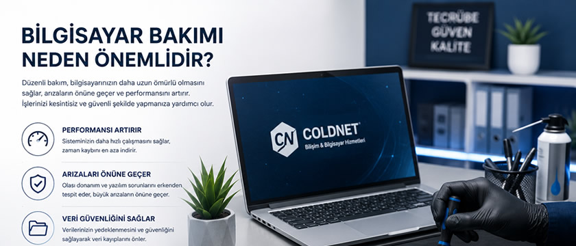 Notebook ve masaüstü bilgisayar bakımı - fan temizliği ve termal bakım
