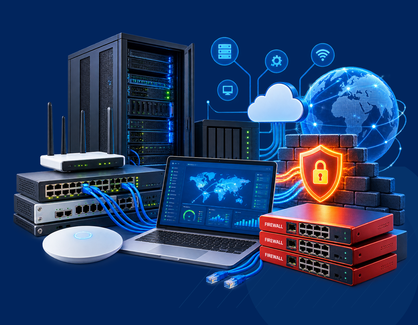 Sunucu network ve firewall altyapısı kurulumu - ColdNet Bilişim